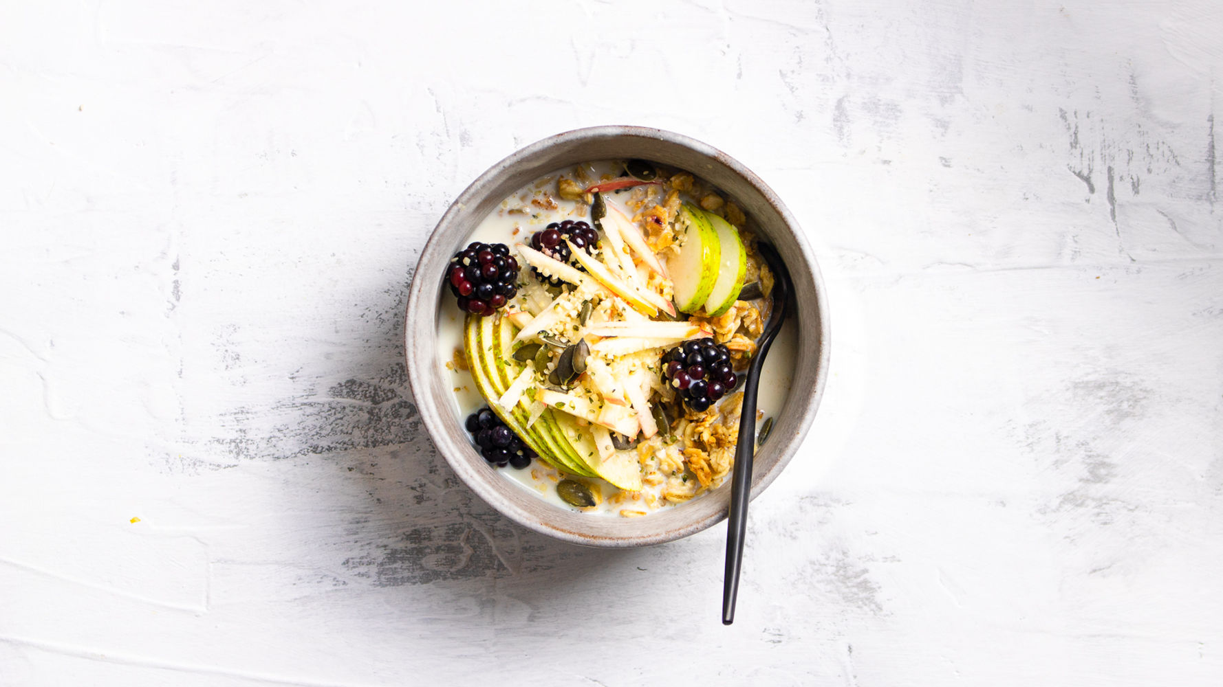Apple and Blackberry Granola Bowl | The Doctor's Kitchen