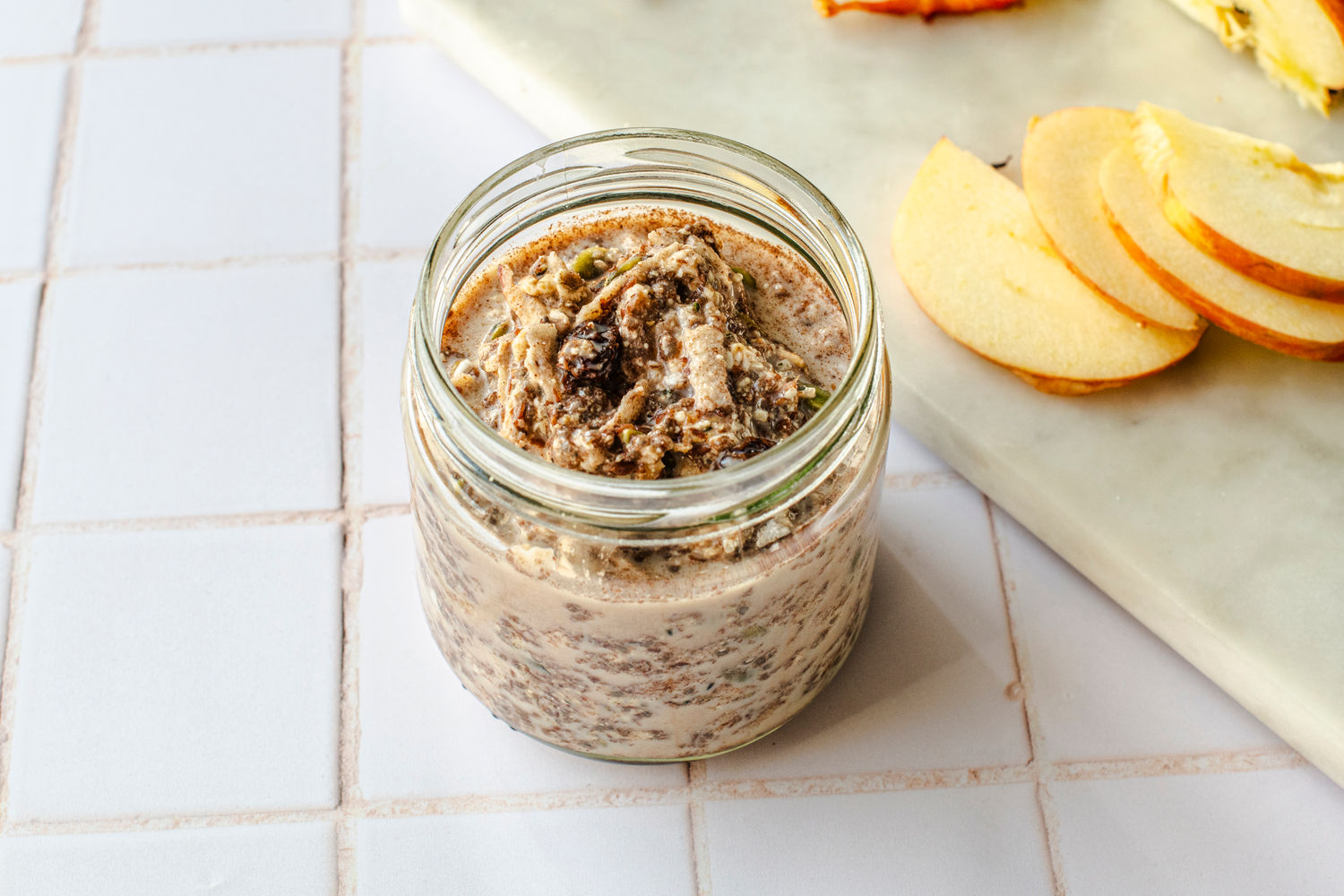 Apple Cinnamon Pie Overnight Oats | The Doctor's Kitchen