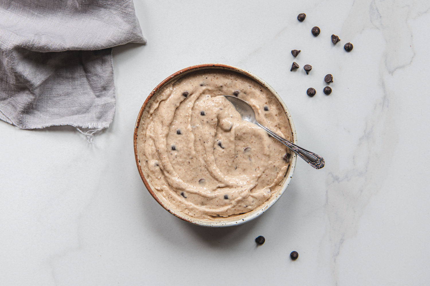 Banana, Almond & Dark Chocolate Chip Ice Cream | The Doctor's Kitchen