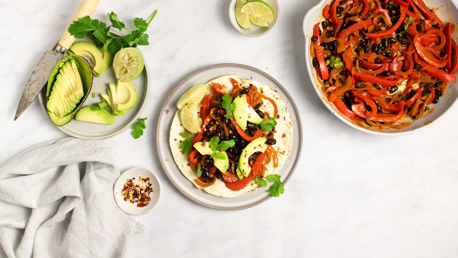 Black Bean Fajitas | The Doctor's Kitchen