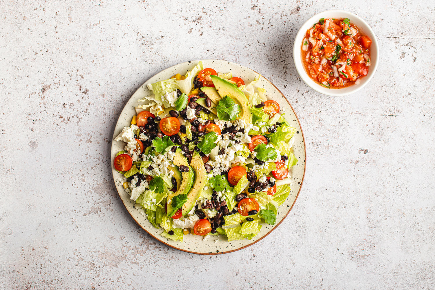 Black bean, Feta, Sweetcorn and Avocado Salad | The Doctor's Kitchen
