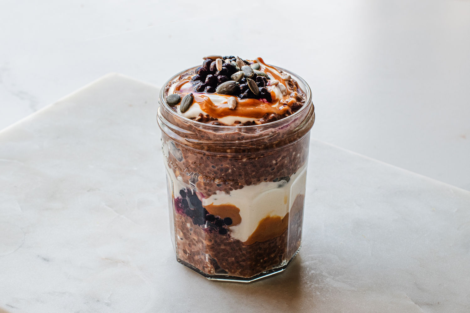 Blackberry, Cacao and Chia Overnight Oats | The Doctor's Kitchen