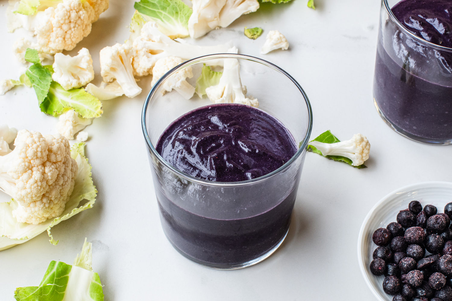 Blueberry, Spinach, and Cauliflower Smoothie | The Doctor's Kitchen