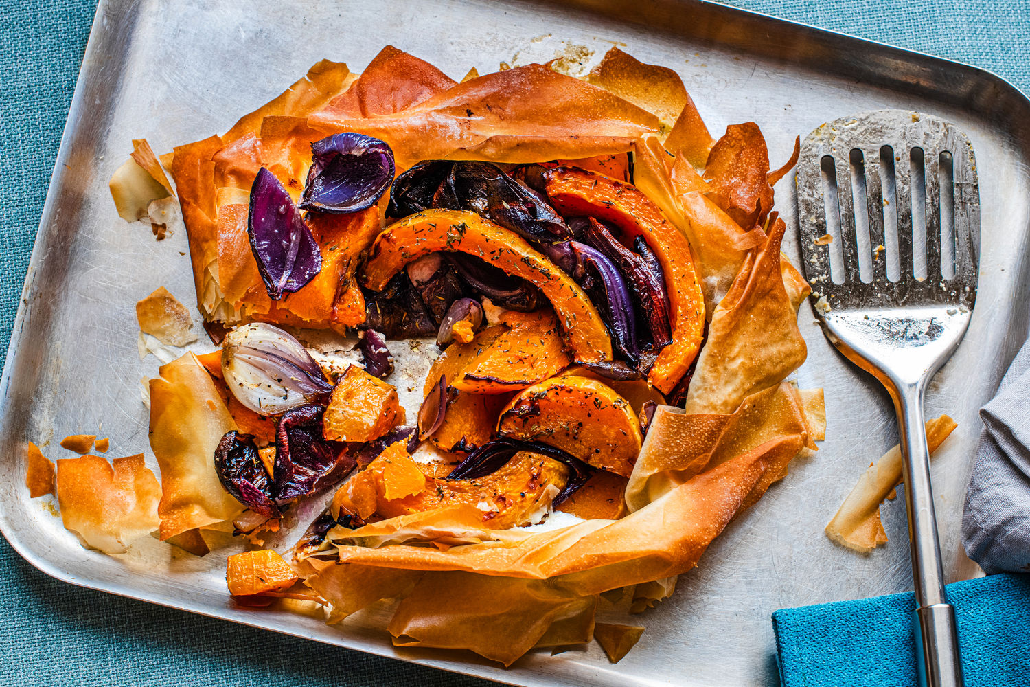 Butternut Squash, Red Onion and Whipped Feta Galette | The Doctor's Kitchen