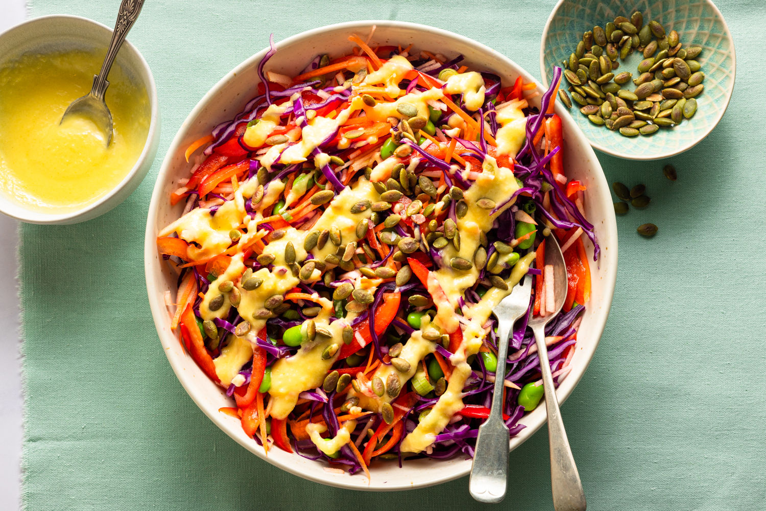 Cabbage Slaw with Chilli and Mango Dressing | The Doctor's Kitchen