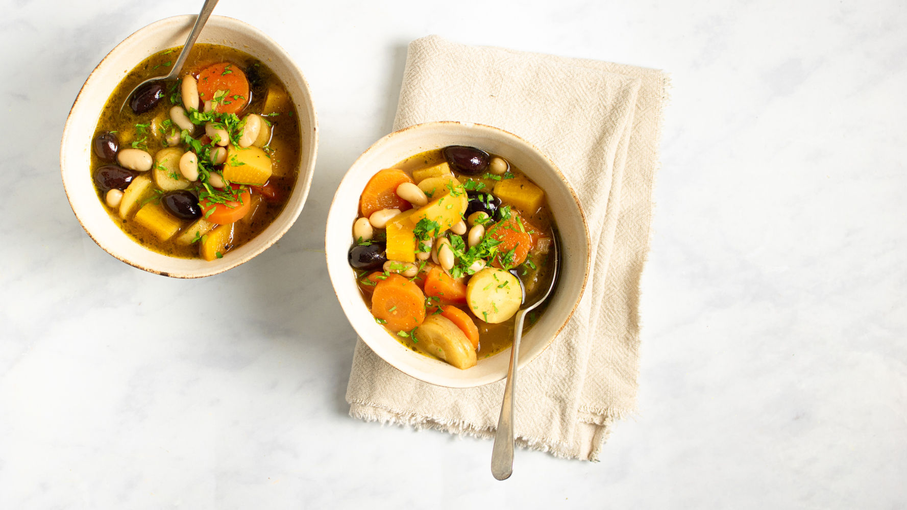 Carrot, Parsnip and Swede Spiced Bean Stew | The Doctor's Kitchen