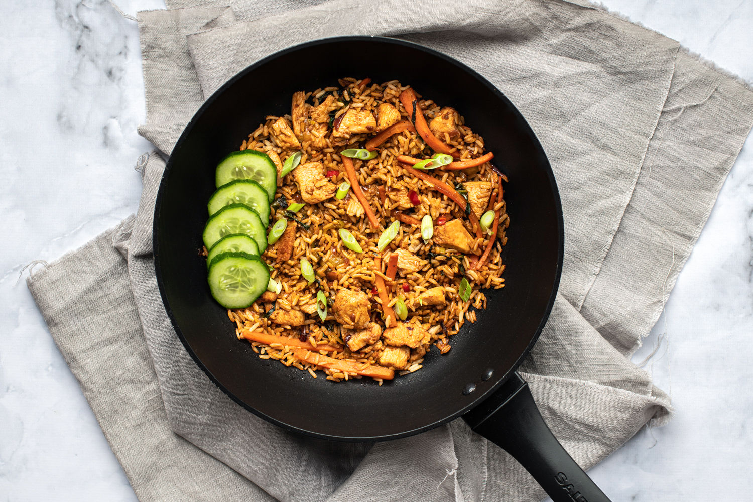 Chicken Nasi Goreng with Carrot and Pak Choy | The Doctor's Kitchen