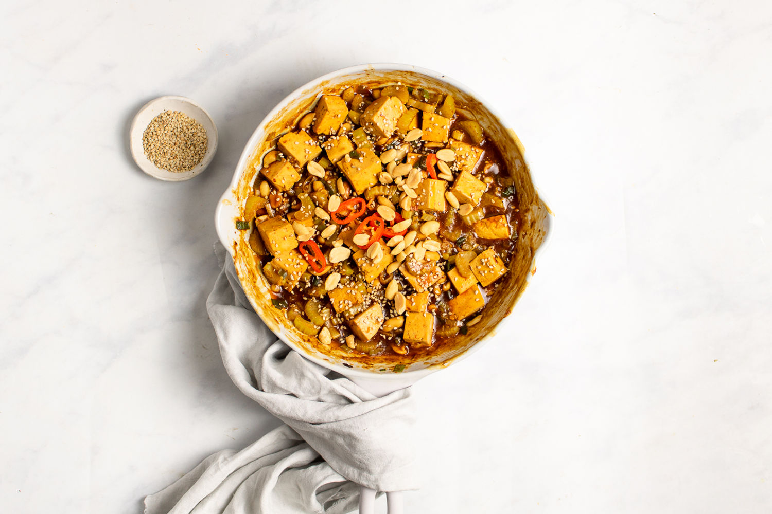 Chilli and Peanut Tofu Stir-fry | The Doctor's Kitchen