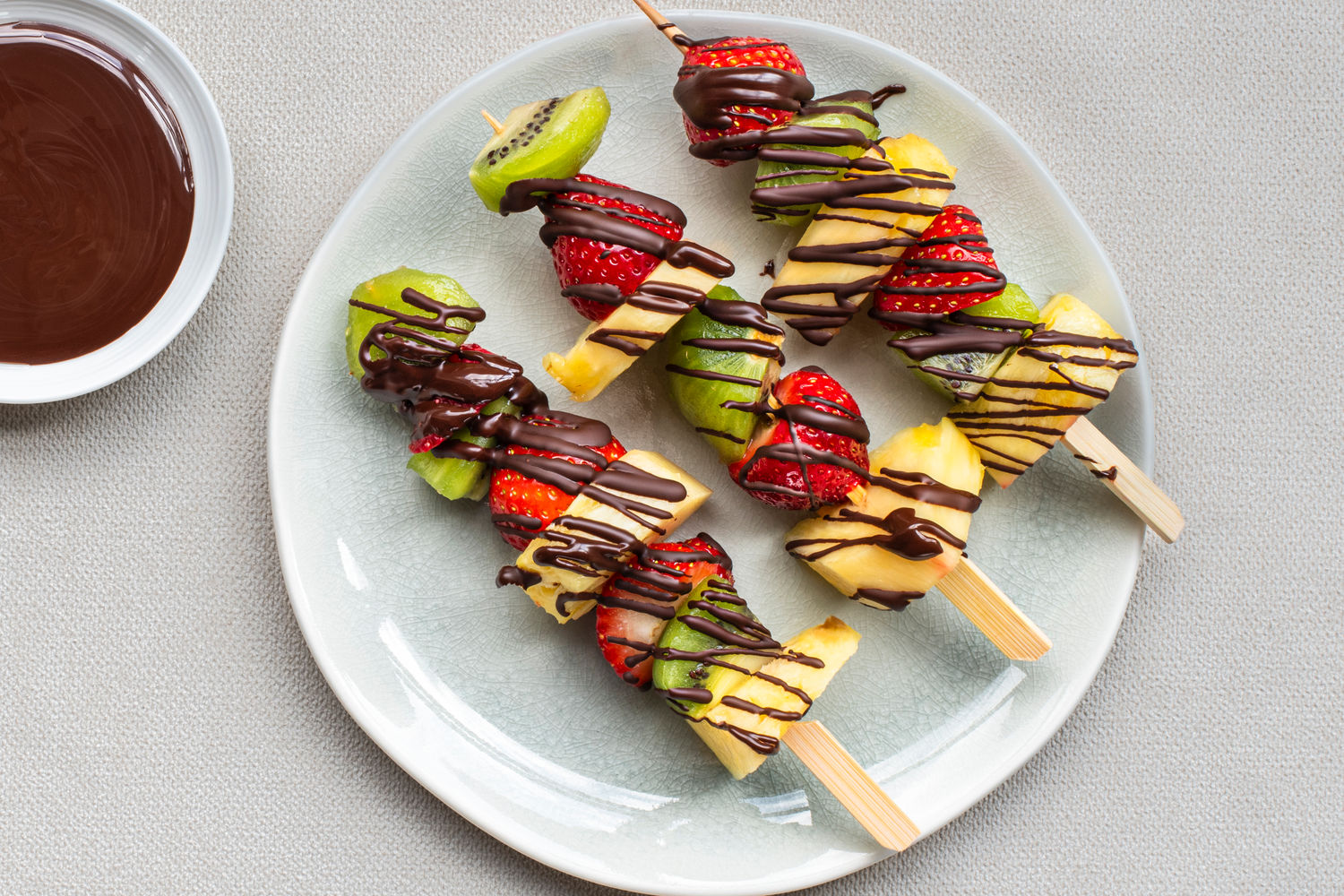 Chocolate Fruit Skewers | The Doctor's Kitchen