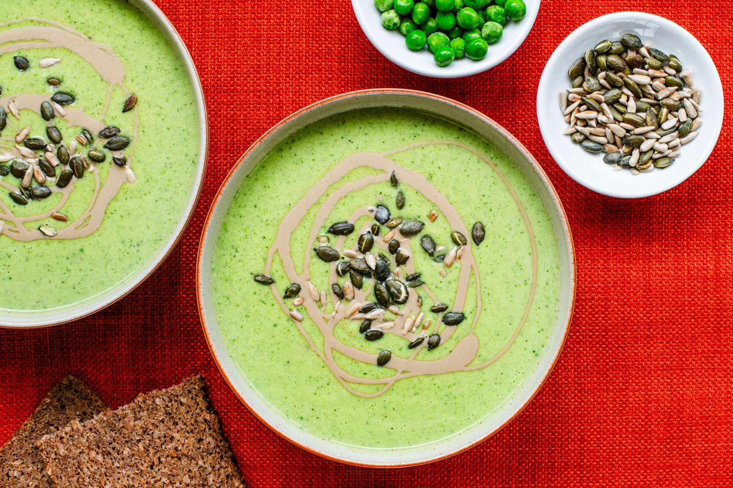 Creamy No-chop Broccoli and Pea Soup | The Doctor's Kitchen