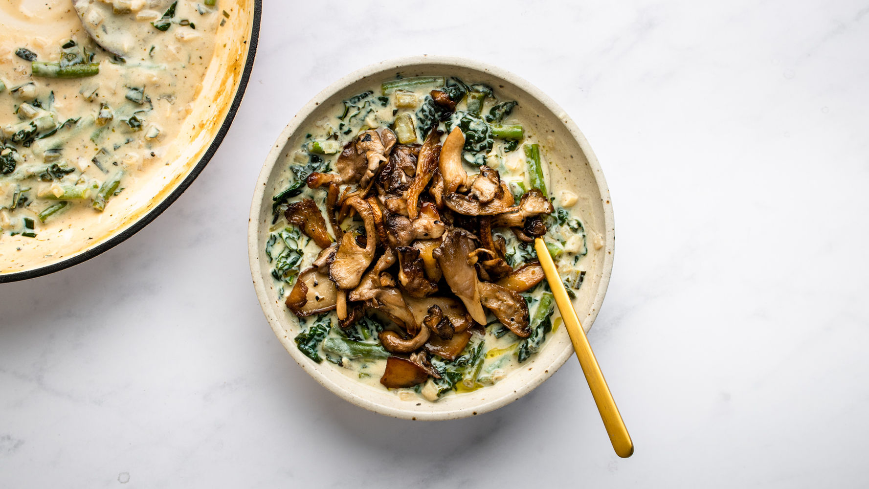 Crispy Oyster Mushrooms in a Creamy Tarragon Sauce | The Doctor's Kitchen