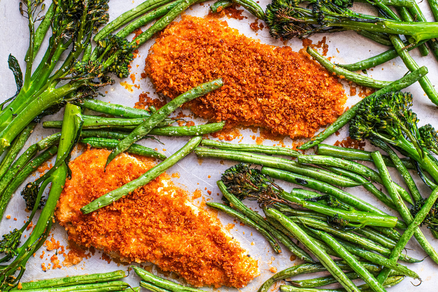 Crispy Parmesan Chicken Tray Bake | The Doctor's Kitchen