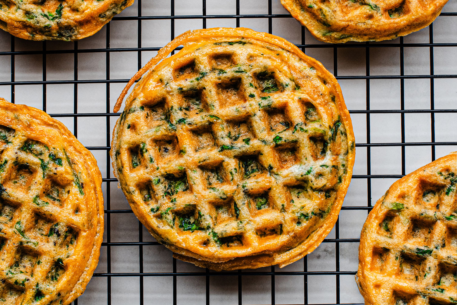Egg, Cheese, and Spinach Waffle | The Doctor's Kitchen