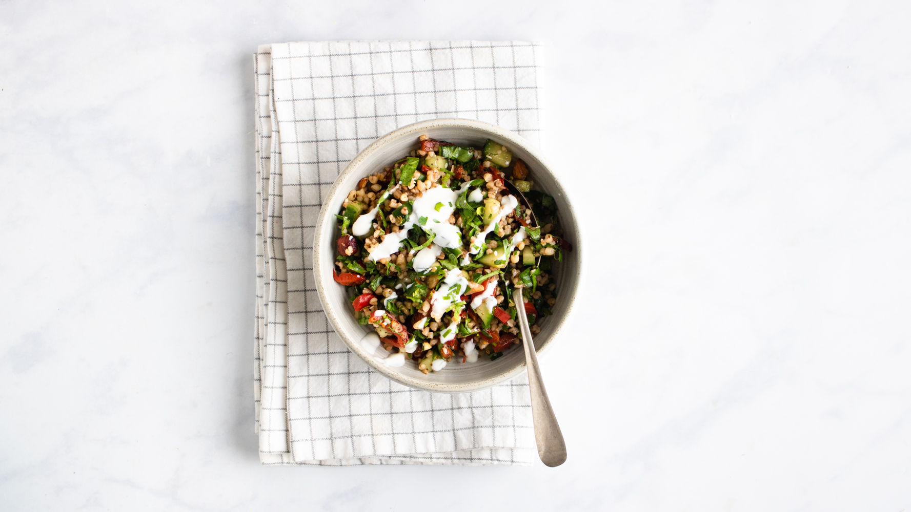 Freekah and Hazelnut Salad