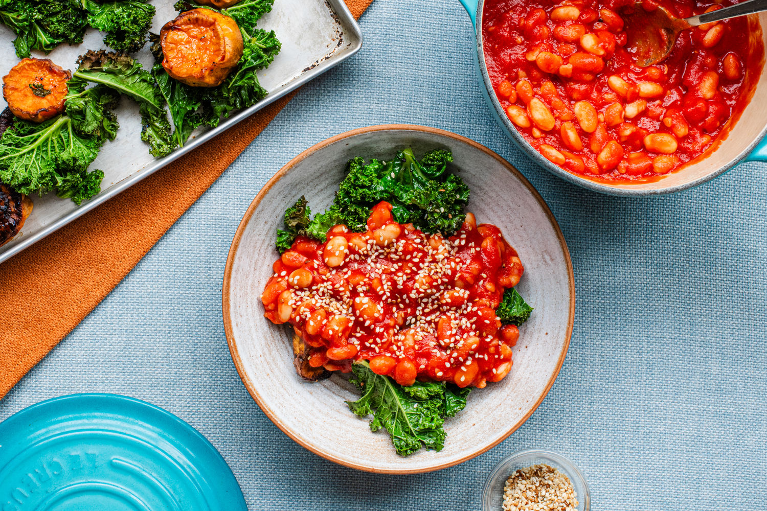 Gochujang & Sesame Baked Beans | The Doctor's Kitchen