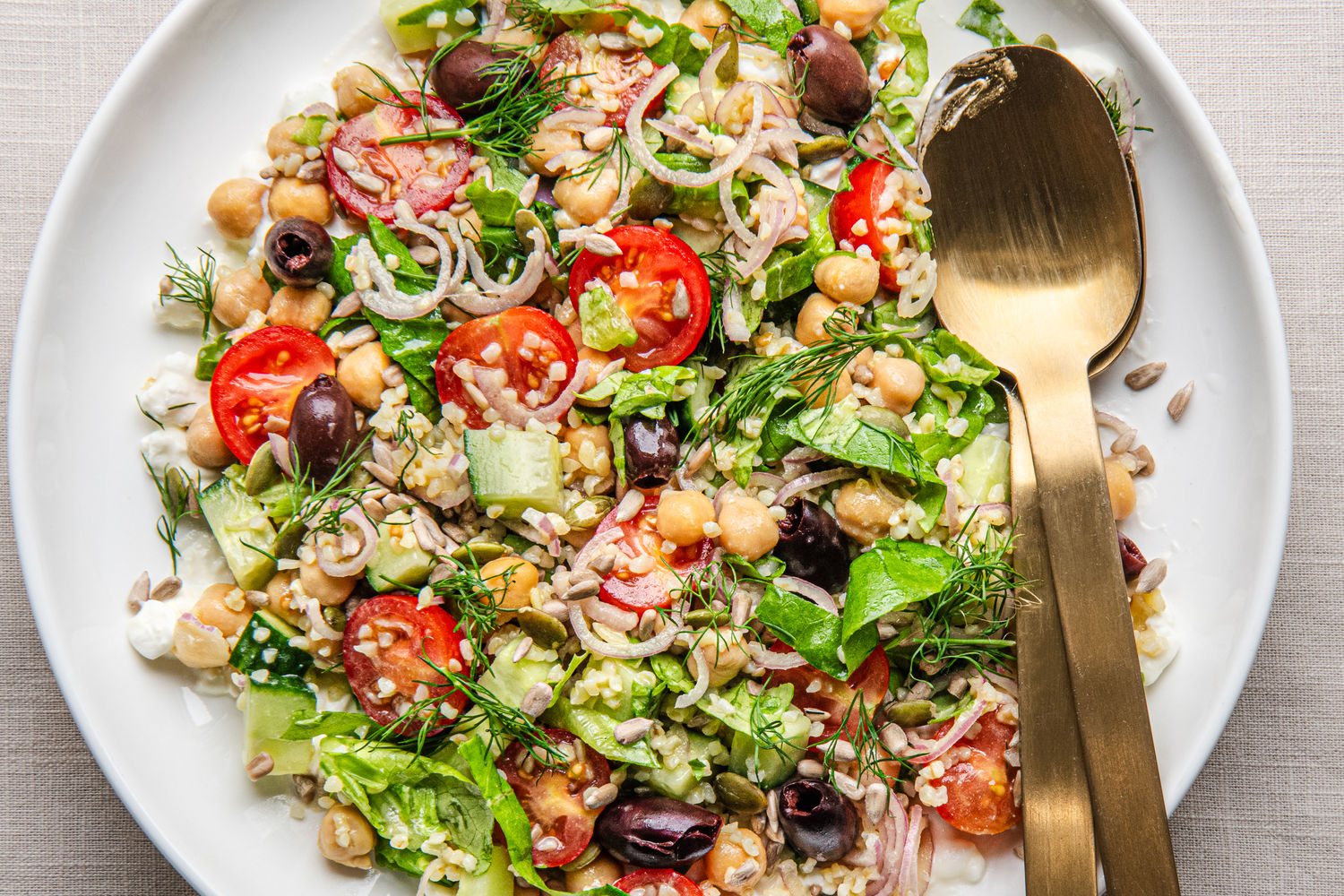 Greek Salad Style Diversity Bowl | The Doctor's Kitchen