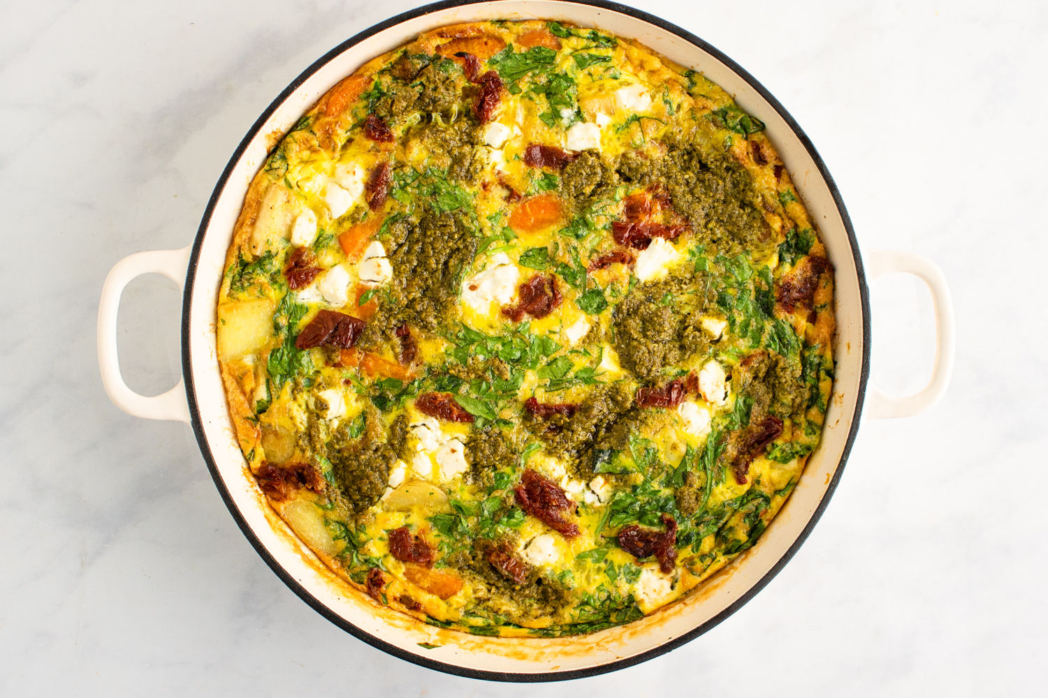 Green Pesto Frittata | The Doctor's Kitchen