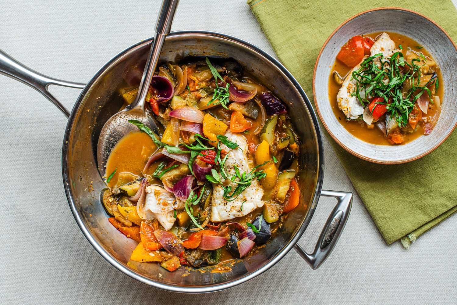 Hake Poached in Ratatouille | The Doctor's Kitchen