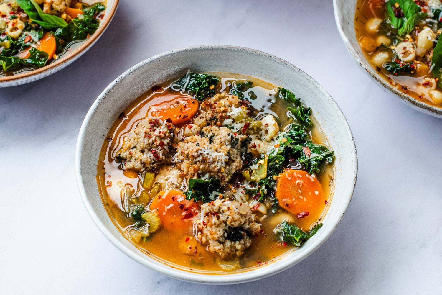 Herby Chicken Meatball Soup | The Doctor's Kitchen