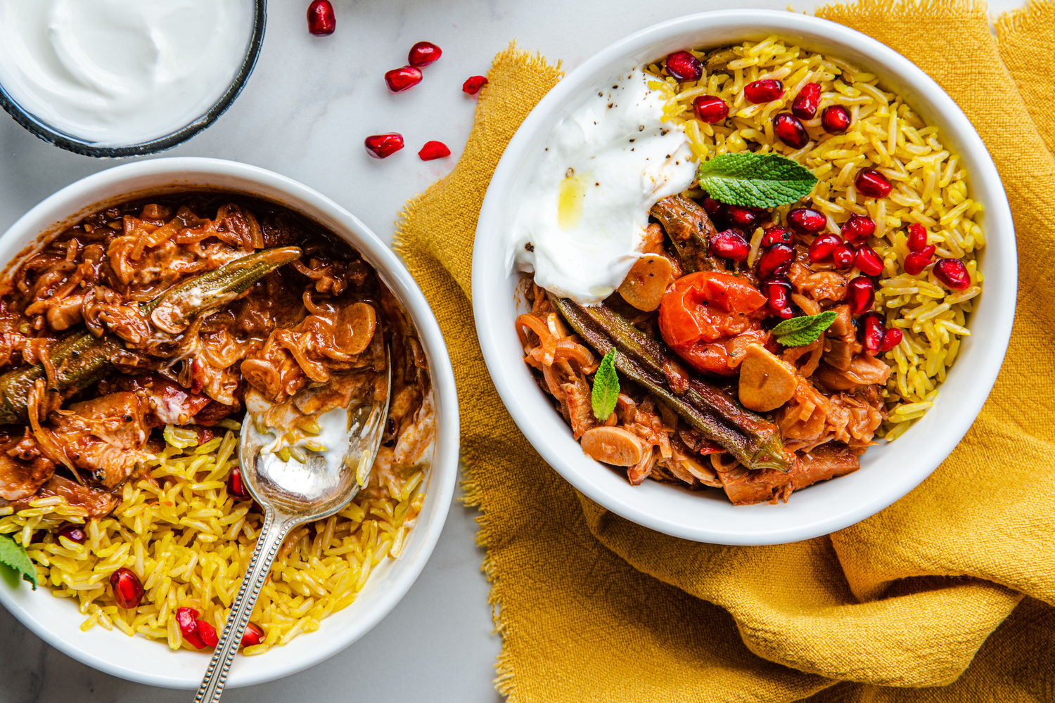 Jackfruit, Tomato and Okra Slow Cooker Stew with Saffron Rice | The Doctor's Kitchen