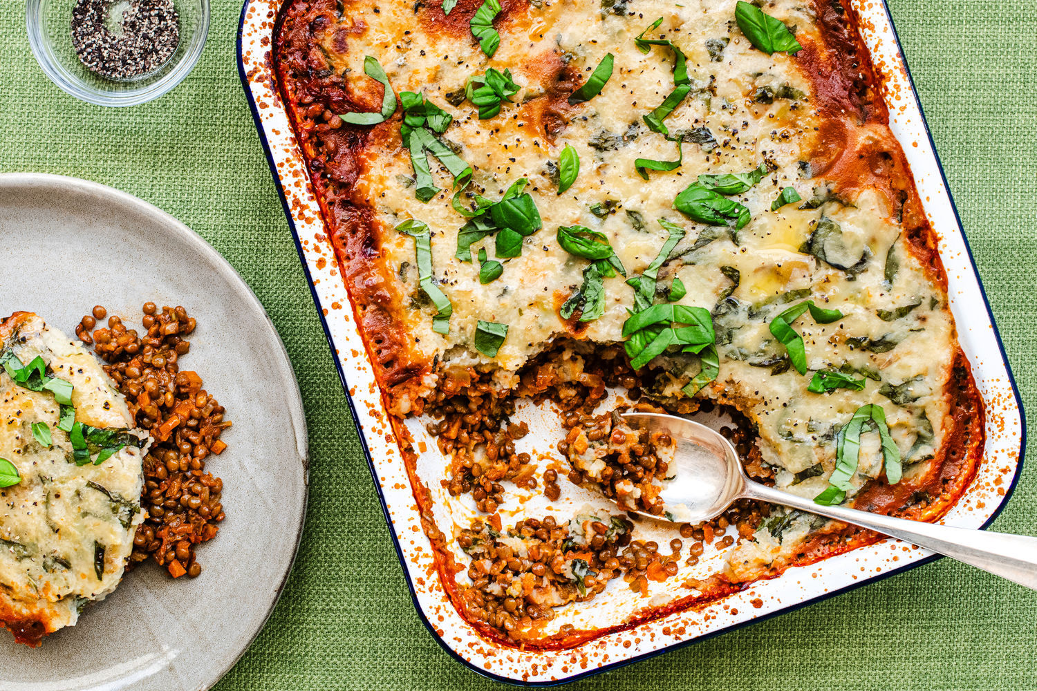 Lentil Shepherd's Pie with Herby Mashed Potatoes