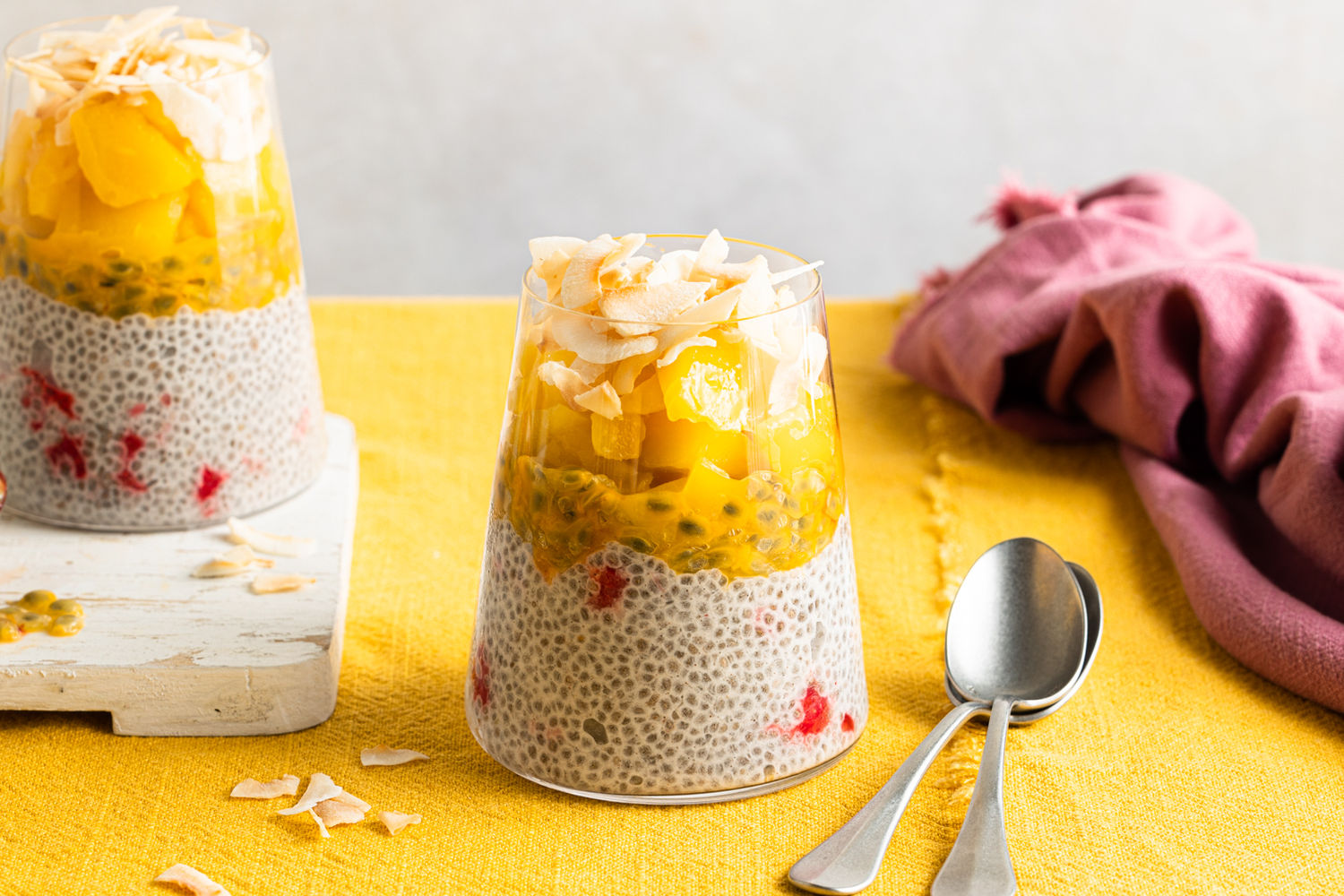 Mango, Coconut & Passionfruit Chia Pudding | The Doctor's Kitchen