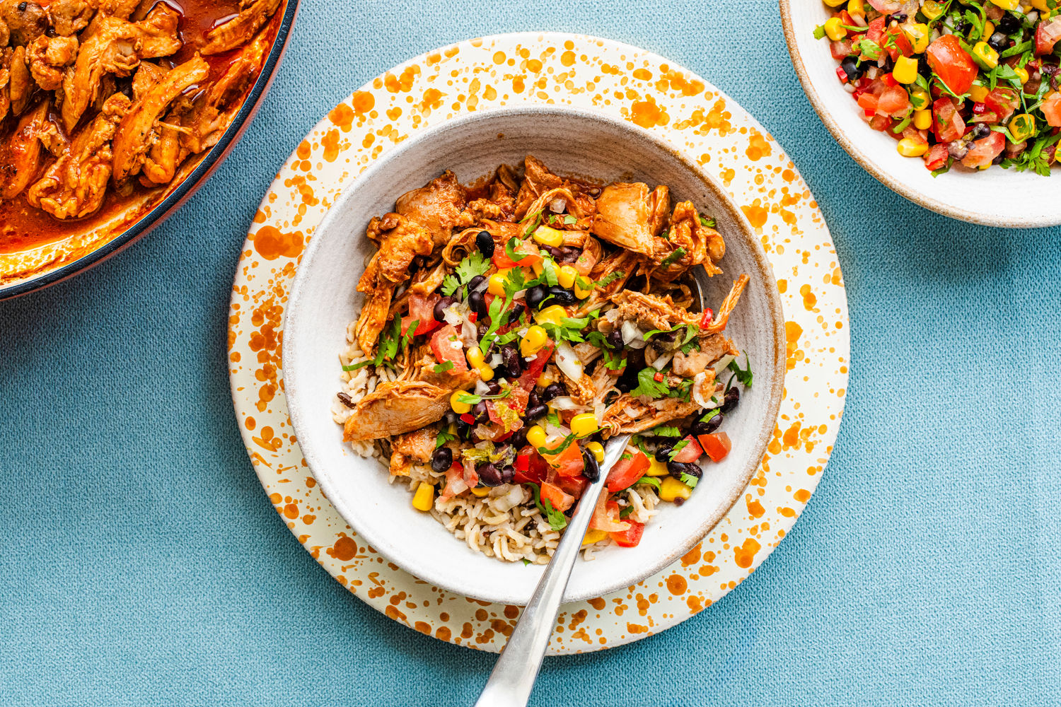 Mexican-style Pulled Chicken with Black Bean Salsa | The Doctor's Kitchen