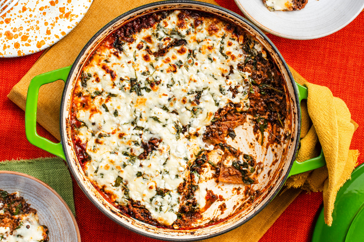 Miso Mushroom, Beef, and Lentil Lasagna | The Doctor's Kitchen