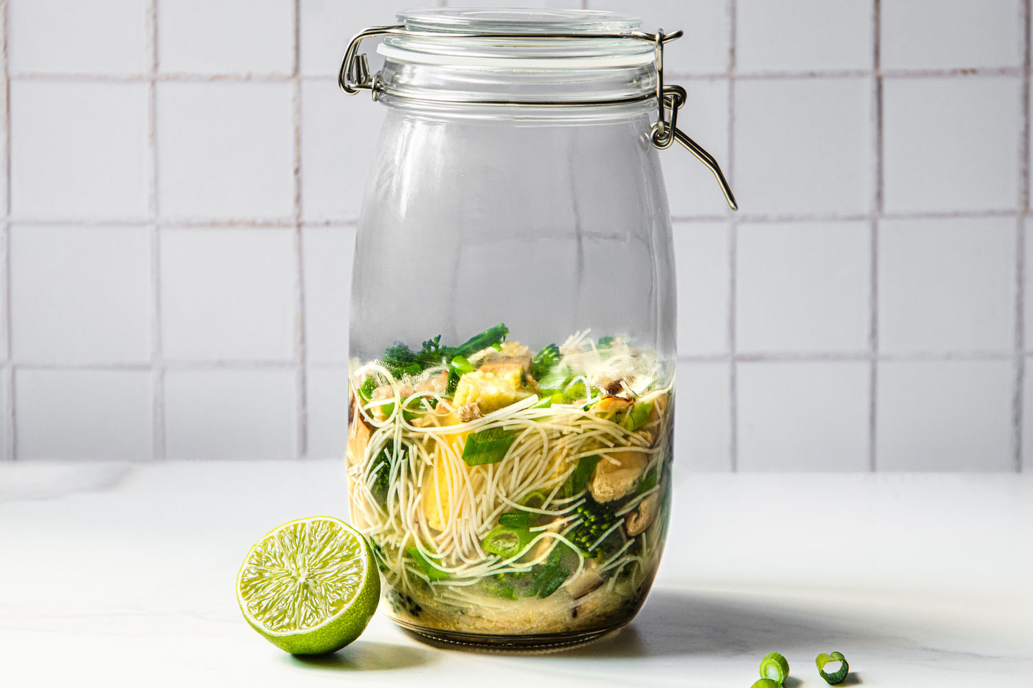 Miso Noodle Jar with Veggies | The Doctor's Kitchen