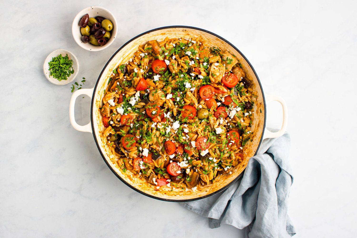 One Pan Chicken Orzo | The Doctor's Kitchen