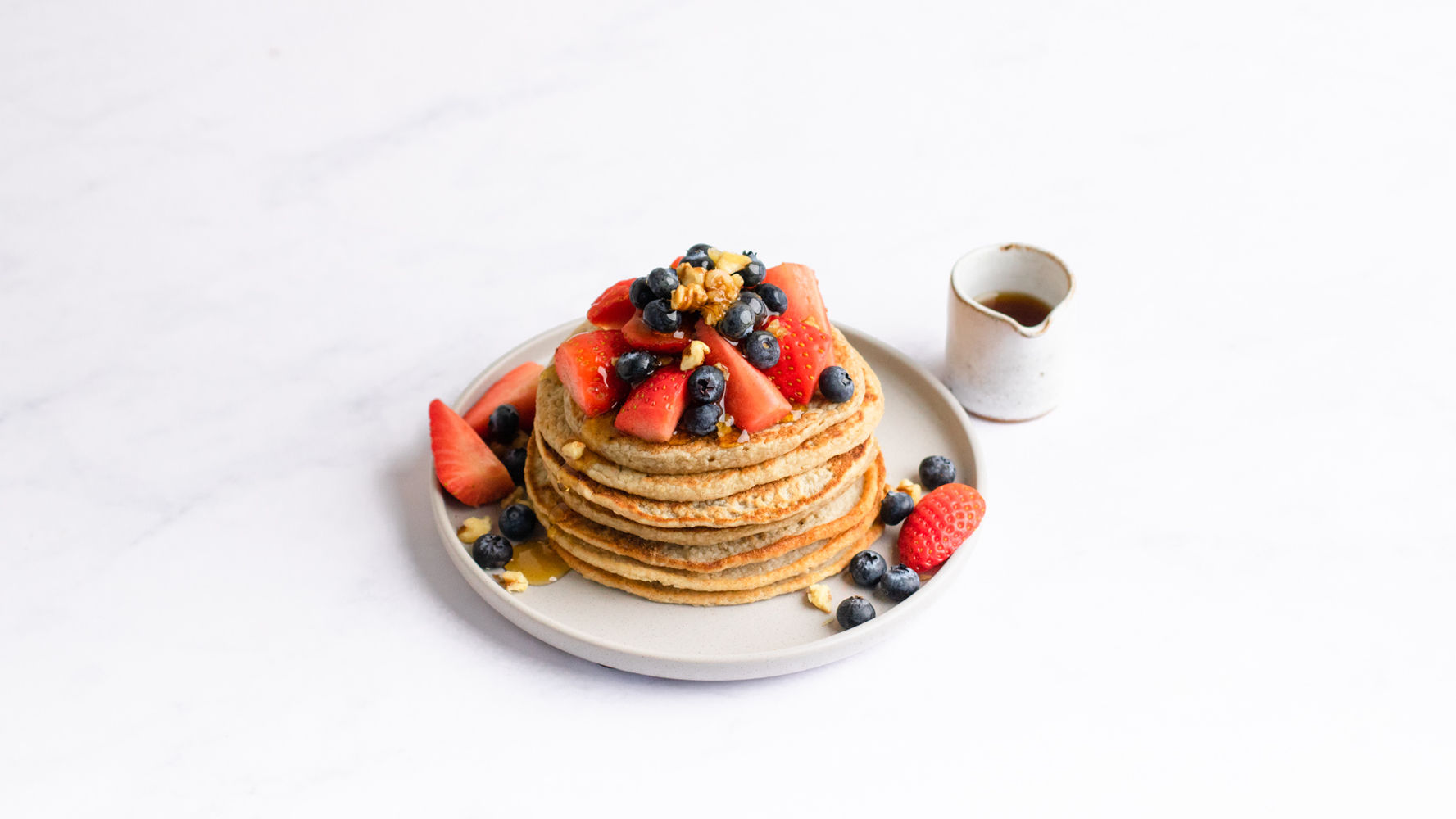 Plant based Oat Pancakes with Walnuts | The Doctor's Kitchen