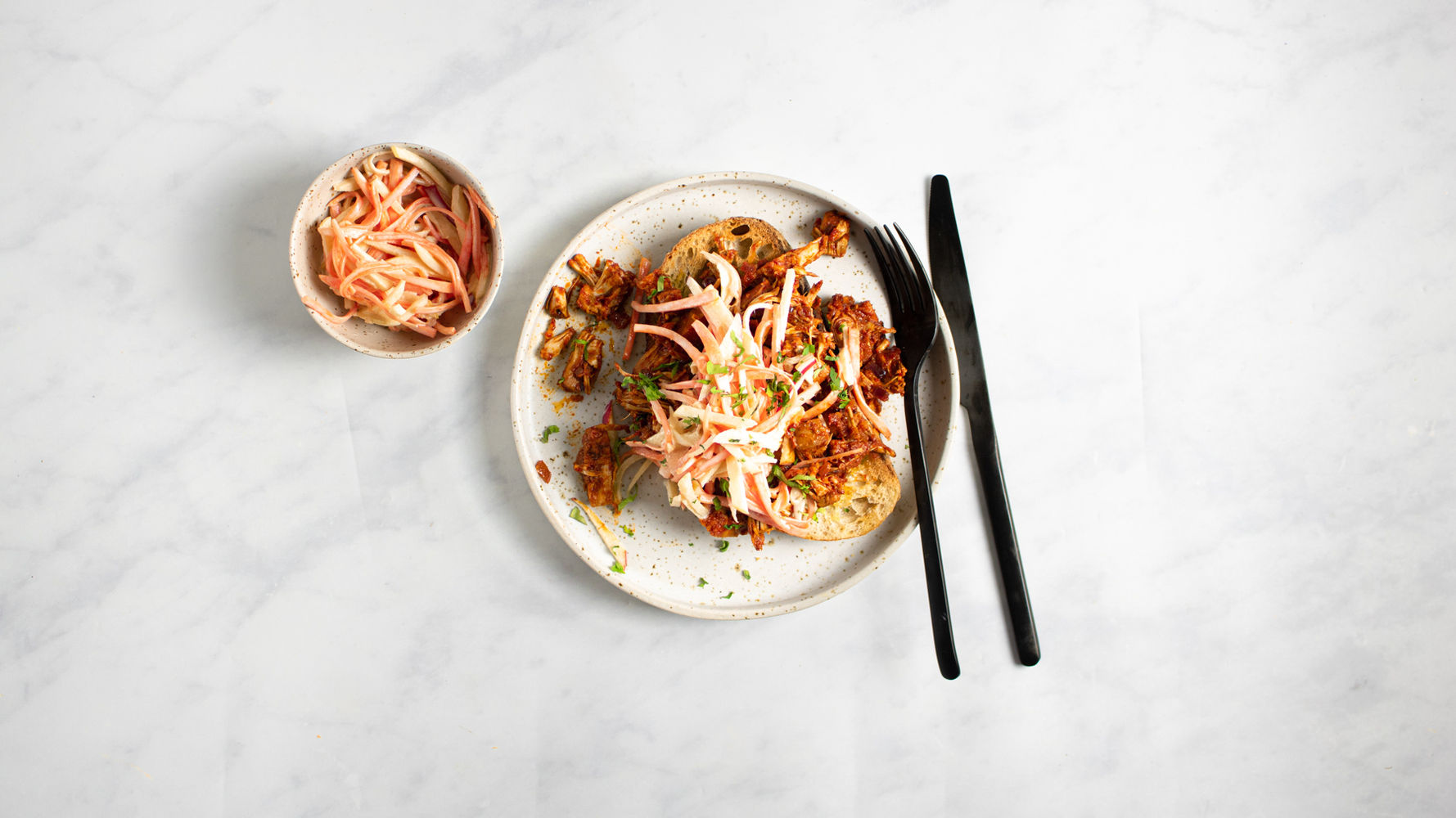 Pulled Jackfruit Sandwich | The Doctor's Kitchen
