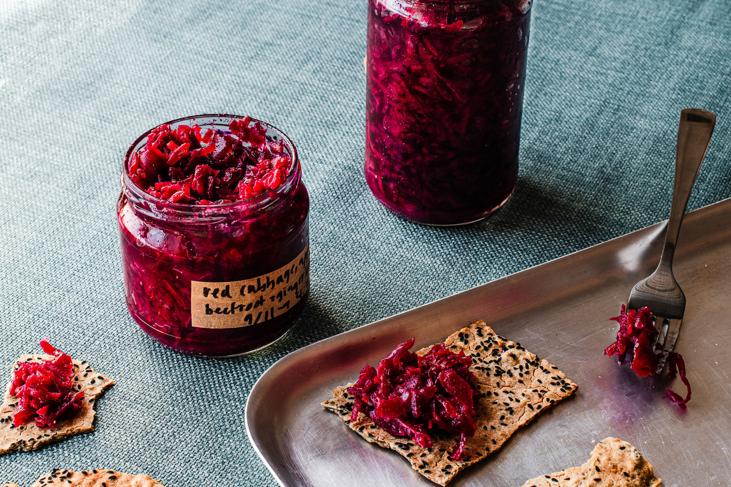 Red Cabbage, Beetroot, Apple and Ginger Sauerkraut | The Doctor's Kitchen