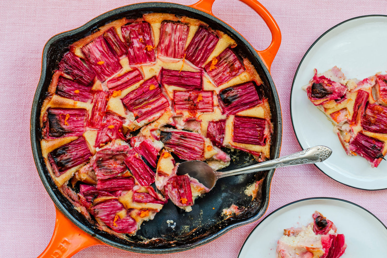 Rhubarb Clafoutis