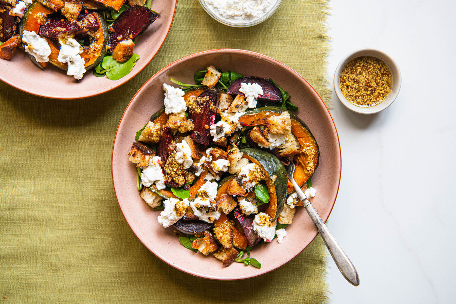 Roast Pumpkin, Beetroot & Ricotta Salad with Sage Croutons | The Doctor's Kitchen