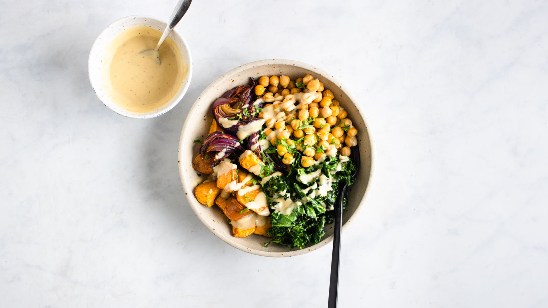 Roasted Kale and Chickpea Bowl | The Doctor's Kitchen