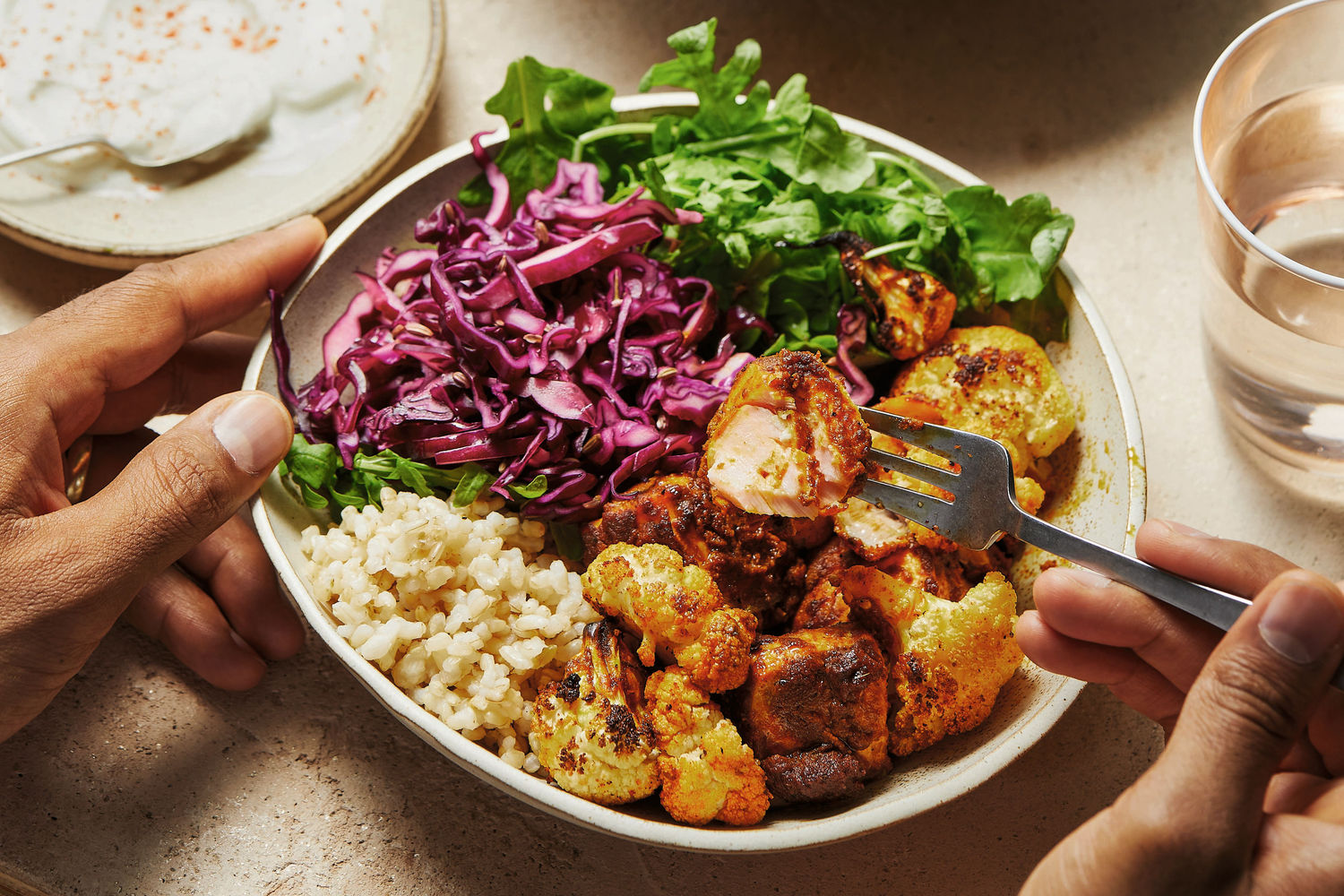 Salmon Tikka Bowls with a Quick Fennel and Cabbage Pickle | The Doctor's Kitchen