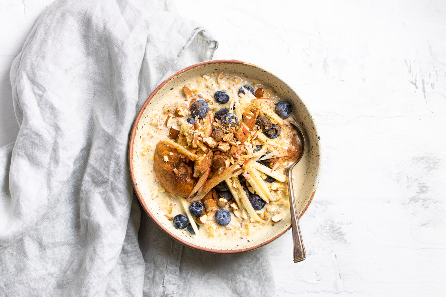Spiced Apple and Blueberry Bircher | The Doctor's Kitchen