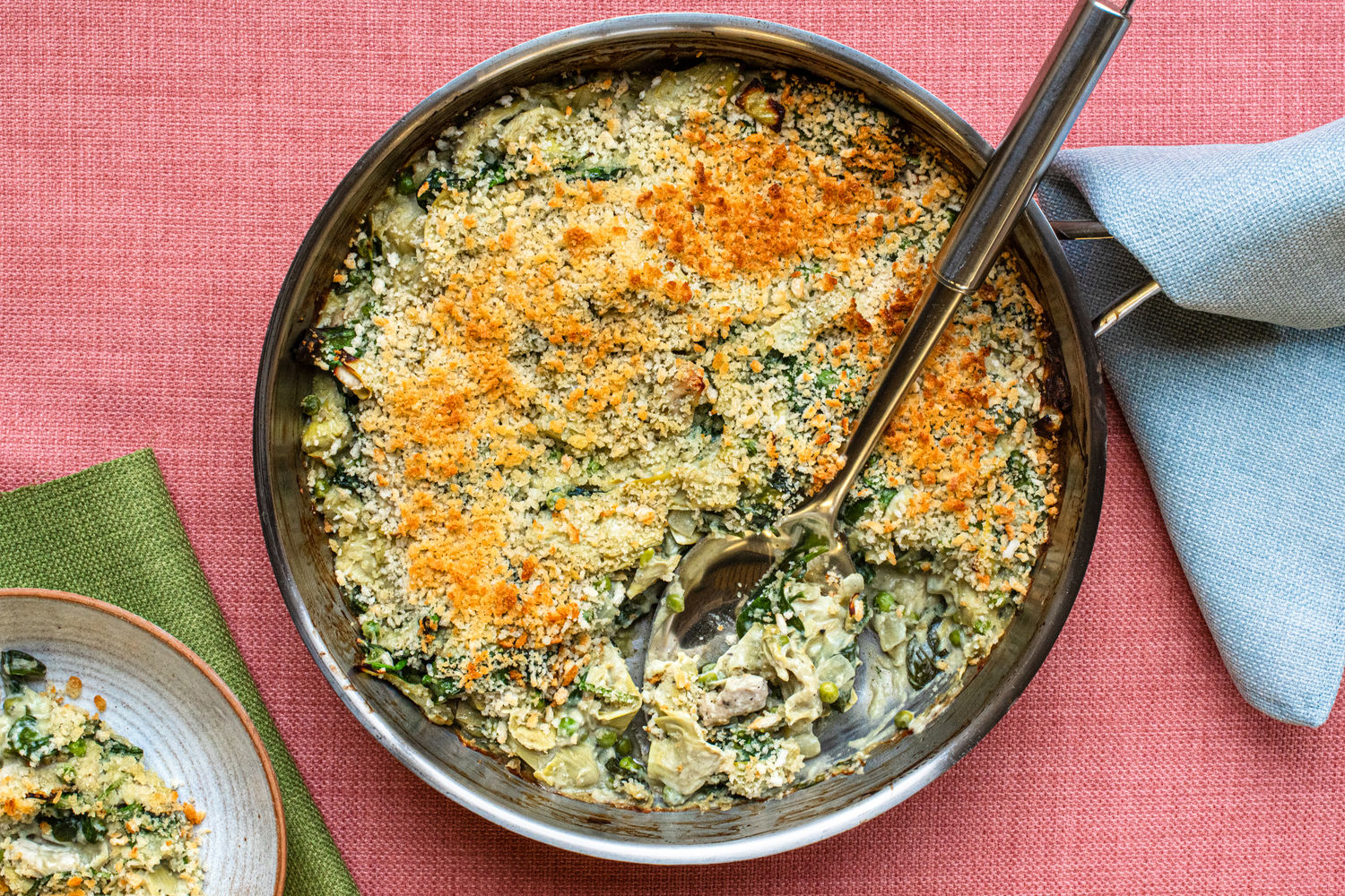 Spinach, Artichoke, and Chicken Gratin | The Doctor's Kitchen