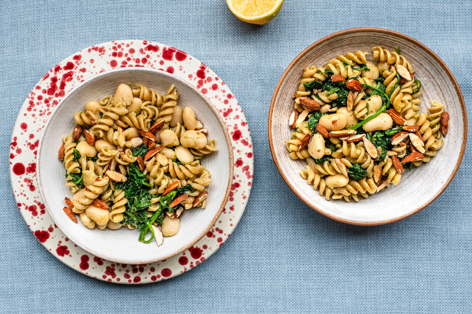 Spinach, Pesto, and Butter Bean Pasta | The Doctor's Kitchen
