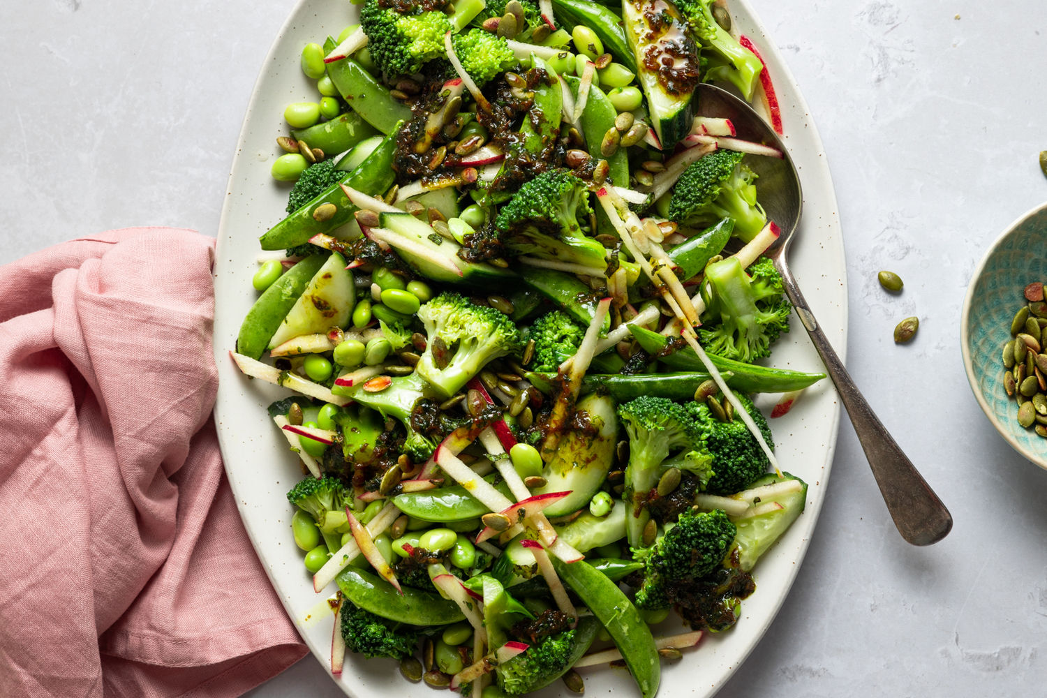Super Green Salad with Soy & Ginger Dressing | The Doctor's Kitchen