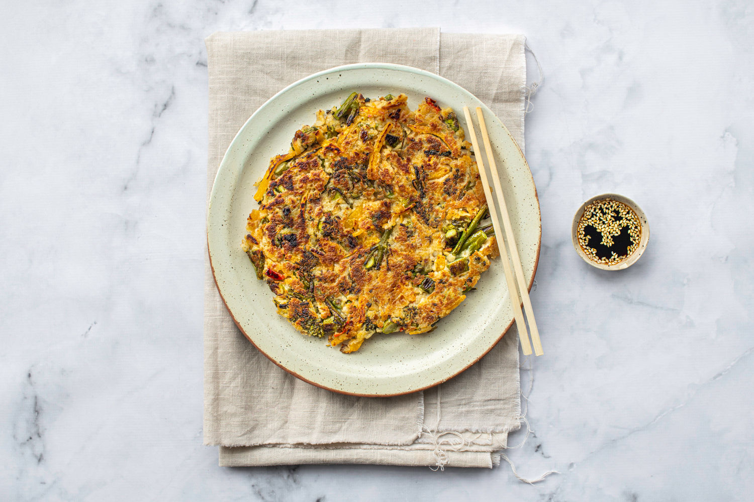 Tenderstem, Asparagus and Swede Spicy Pancakes | The Doctor's Kitchen