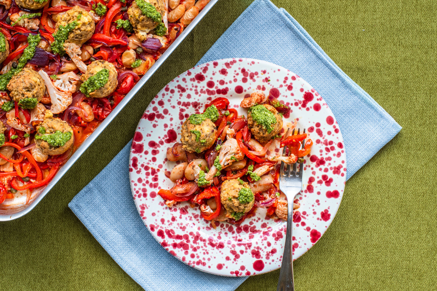 Tofu Ball and Butterbean Traybake | The Doctor's Kitchen