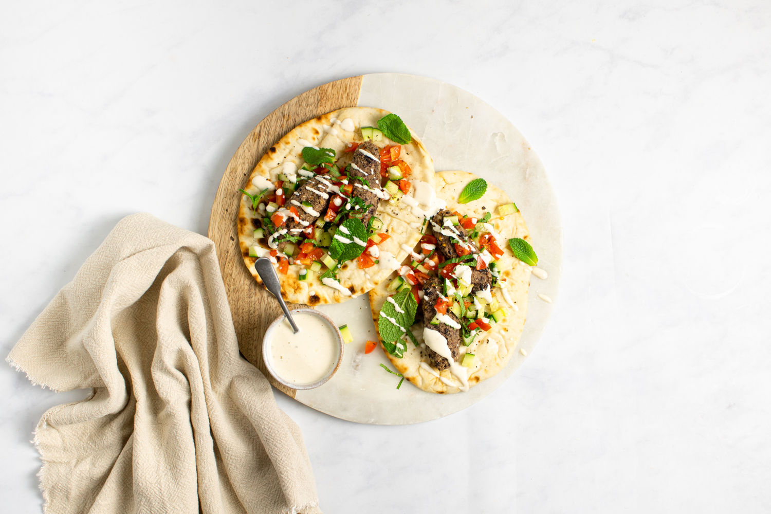 Veggie Kofte and Tahini Sauce | The Doctor's Kitchen