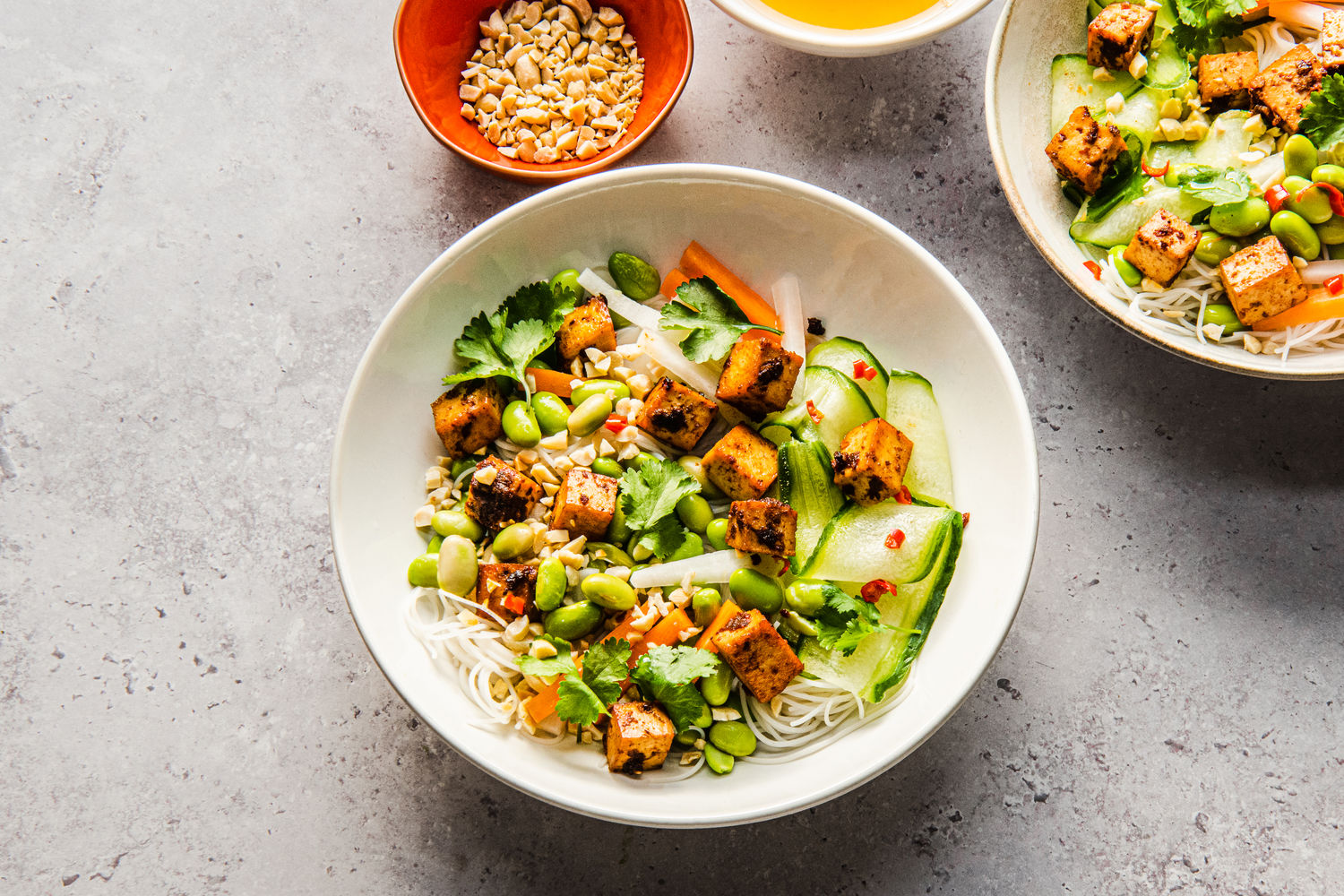 Vietnamese Style Noodle Bowls with Sticky Tofu | The Doctor's Kitchen