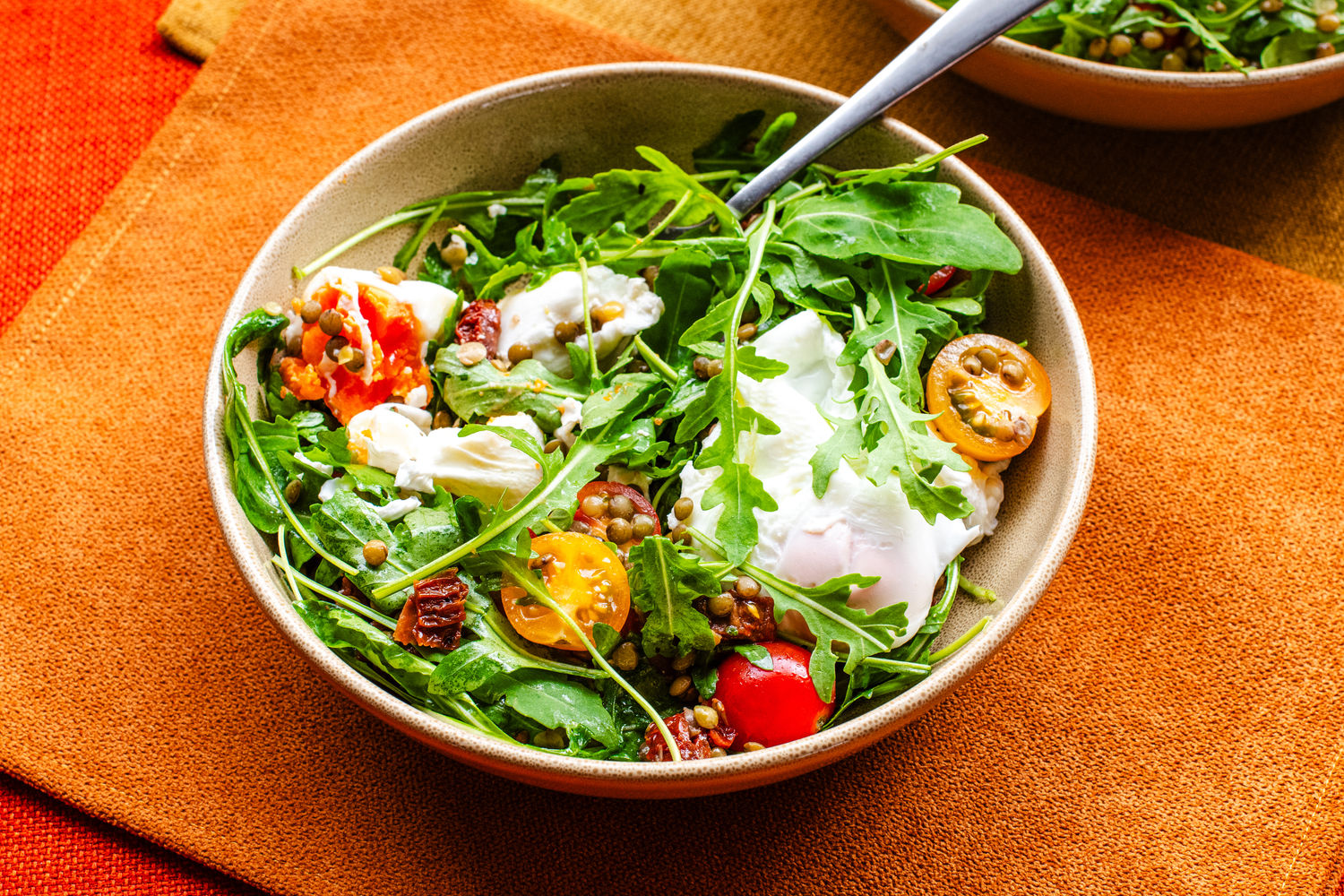 Warm Lentil and Poached Egg Salad | The Doctor's Kitchen