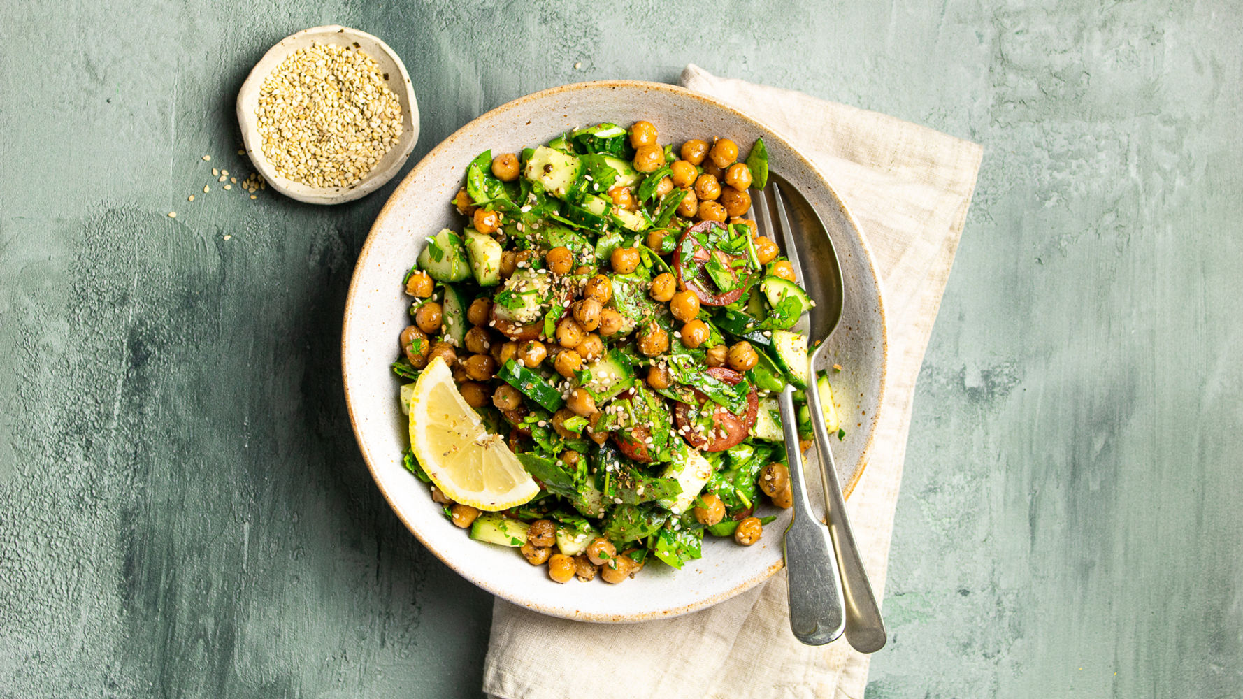 Za’atar Chickpea Salad | The Doctor's Kitchen