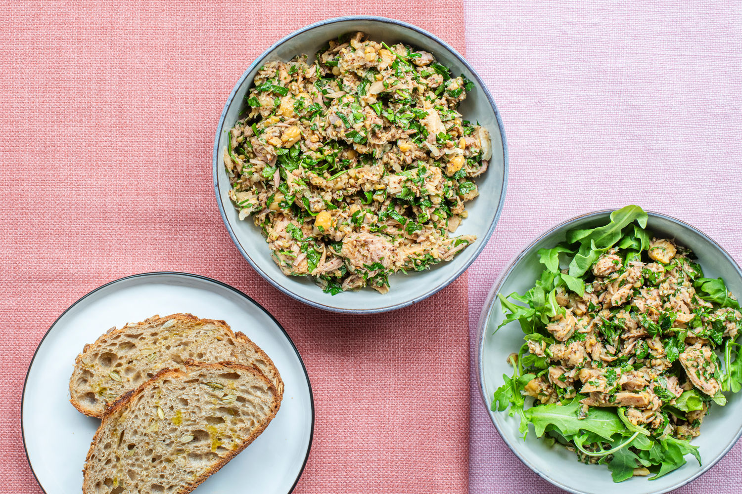 Za'atar, Tuna, and Chickpea Salad